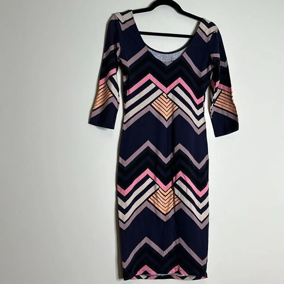 Xhilaration Print Bodycon Dress - Picture 8 of 11